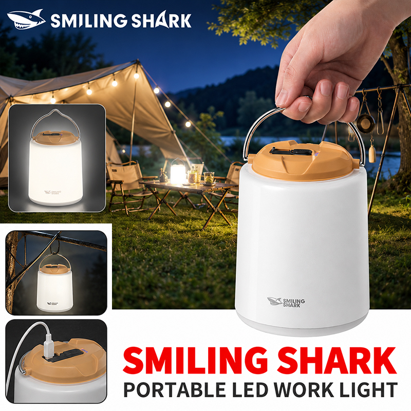 Power Outage Light - Светодиодный перезаряжаемый фонарь SMILING SHARK для