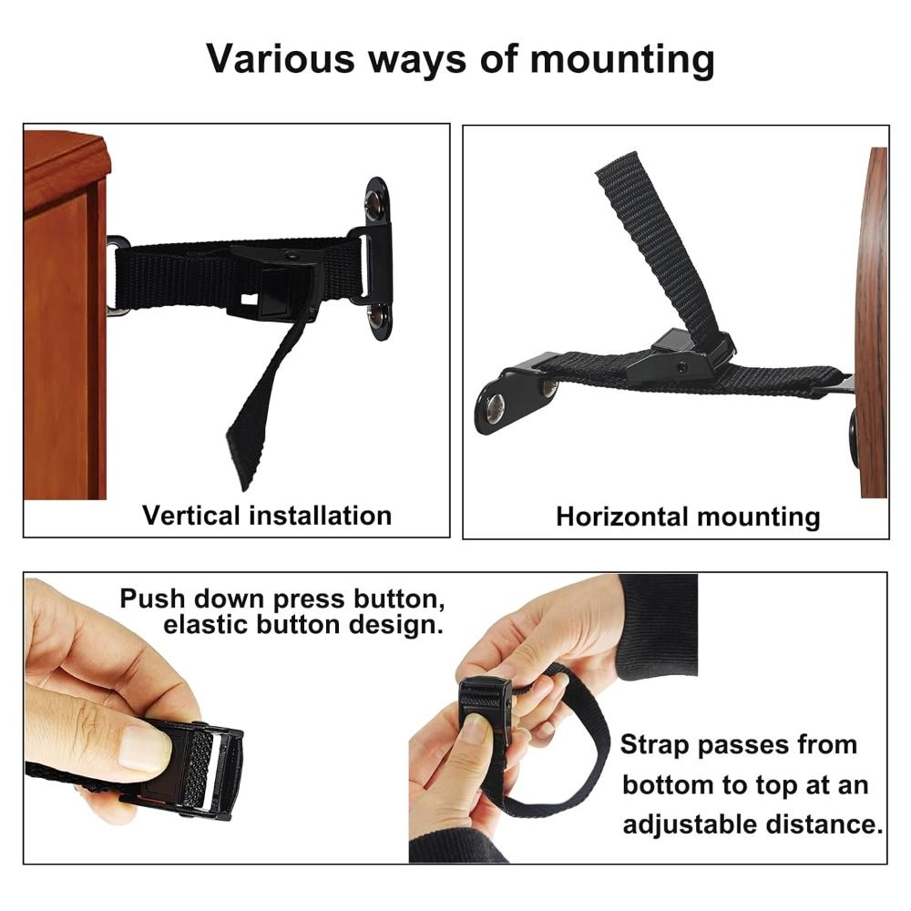 Мебельные анкеры с защитой от  – обзор и цена Earthquake Anchor Strap