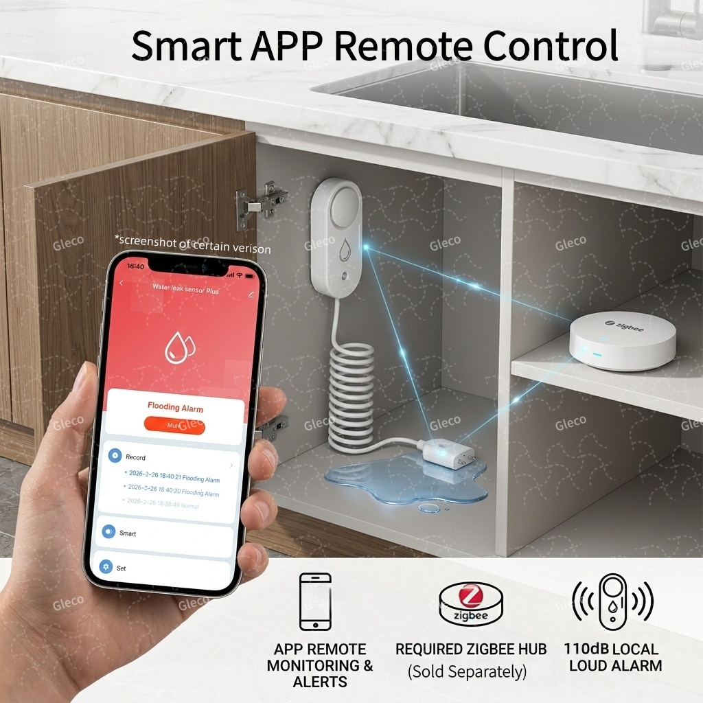 Датчик протечки воды Zigbee, д – обзор и цена Water Alarm Sensor