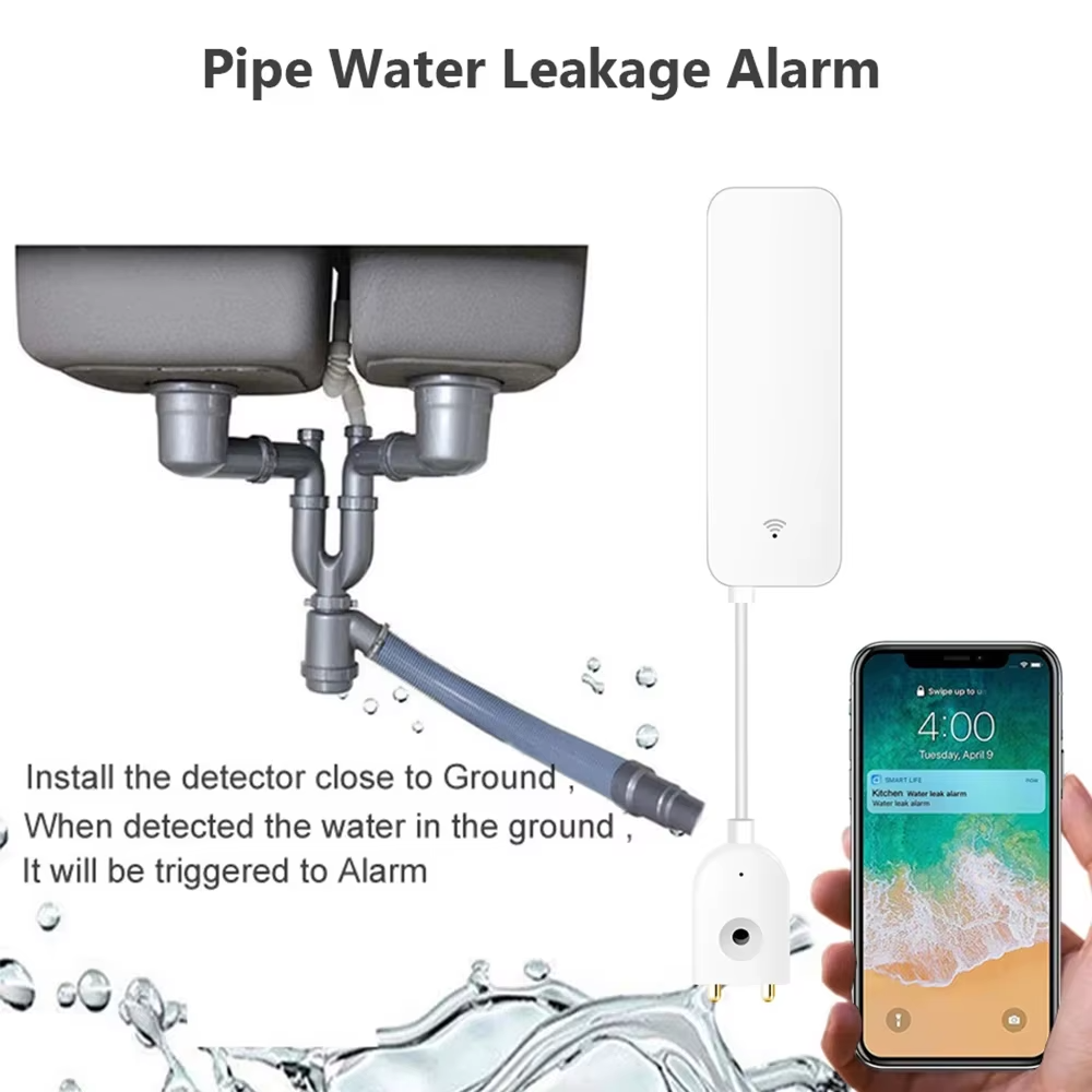 Датчик протечки воды ZigBee Wi – обзор и цена Water Alarm Sensor