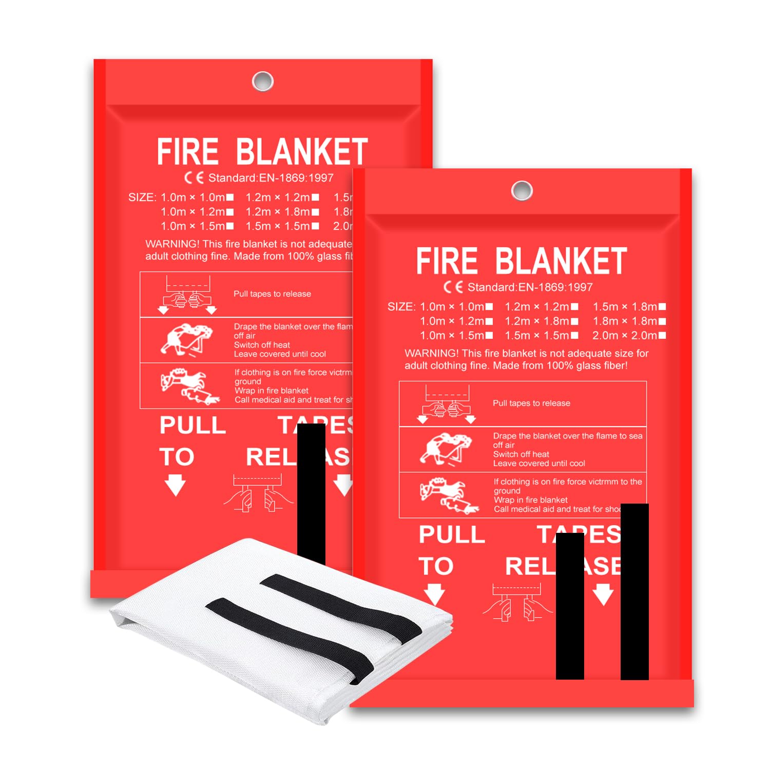 Пожарное одеяло, 2 упаковки, 2 – обзор и цена Fire Blanket Kitchen