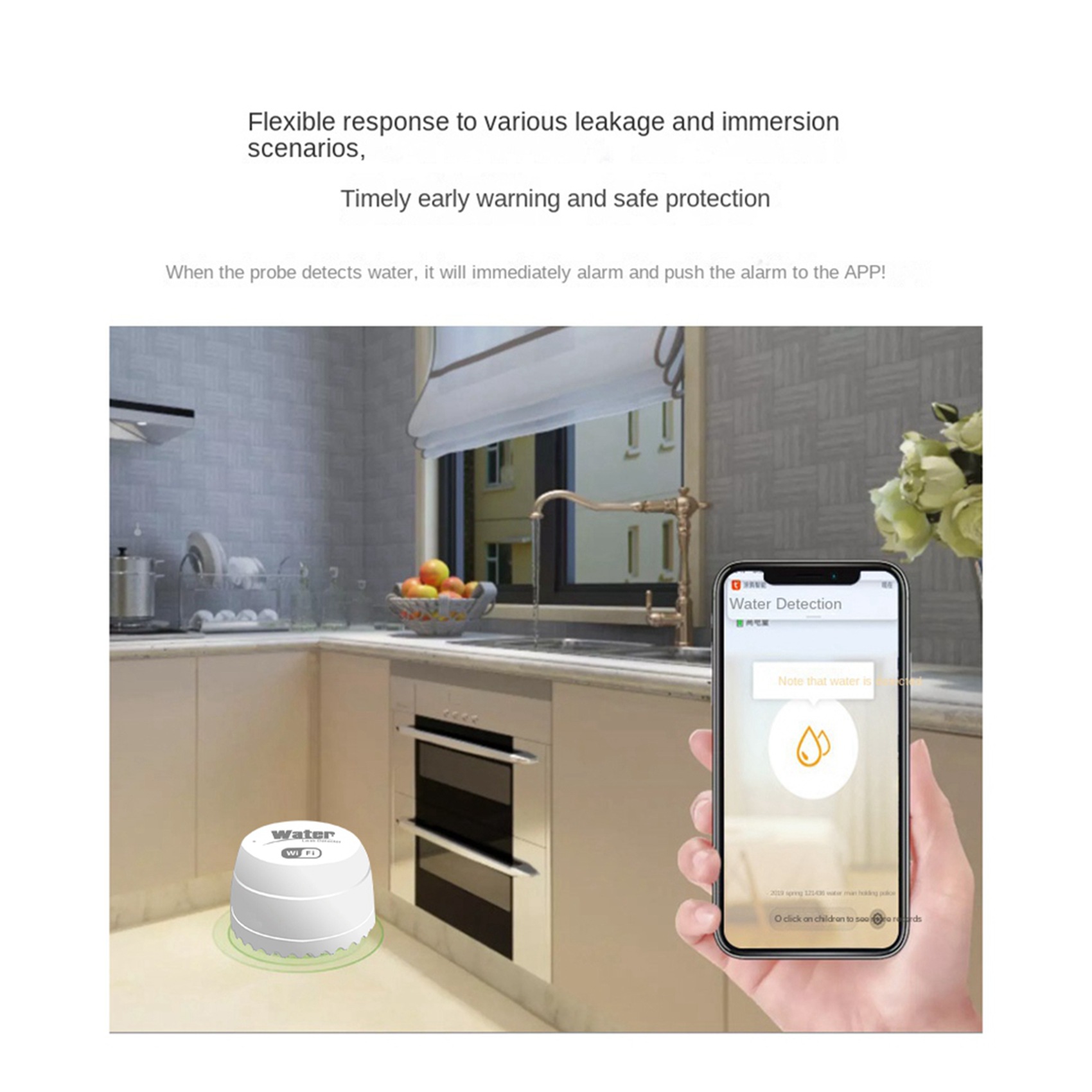ABKW-3X Wi-Fi умный датчик про – обзор и цена Water Alarm Sensor