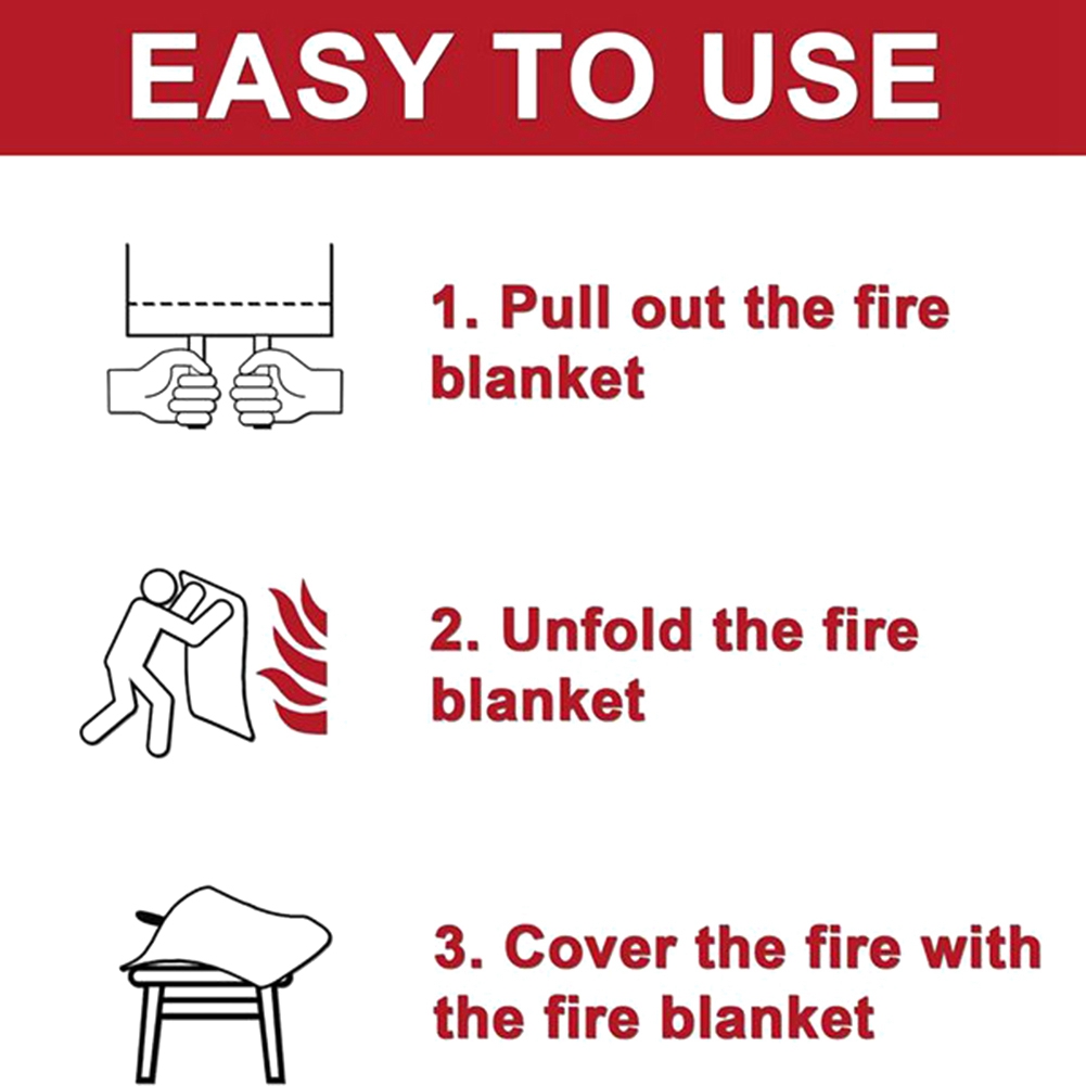 AED2-Экстренное противопожарно – обзор и цена Fire Blanket Kitchen